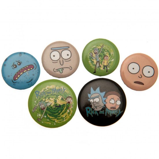 (image for) Rick And Morty Button Badge Set