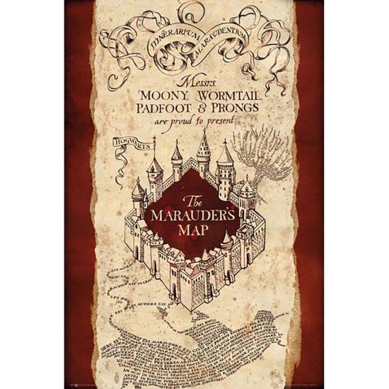 (image for) Harry Potter Poster Marauders Map 293