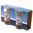 (image for) Manchester City FC 2pk Shot Glass Set