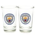 (image for) Manchester City FC 2pk Shot Glass Set