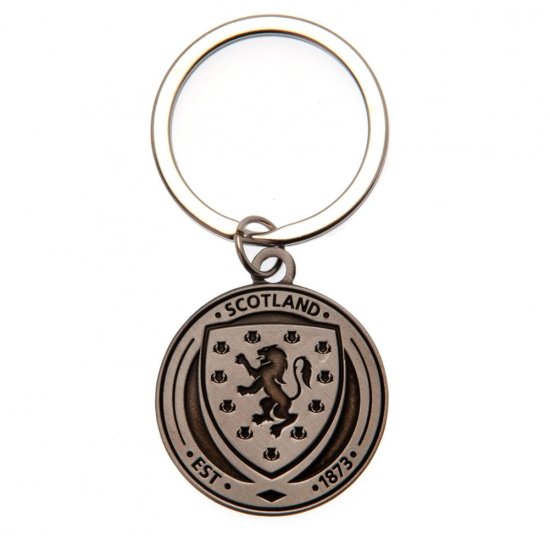 (image for) Scottish FA Antique Silver Crest Keyring