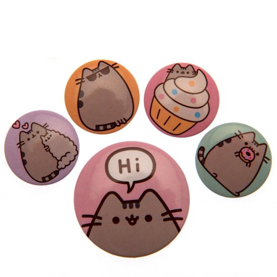 (image for) Pusheen Button Badge Set