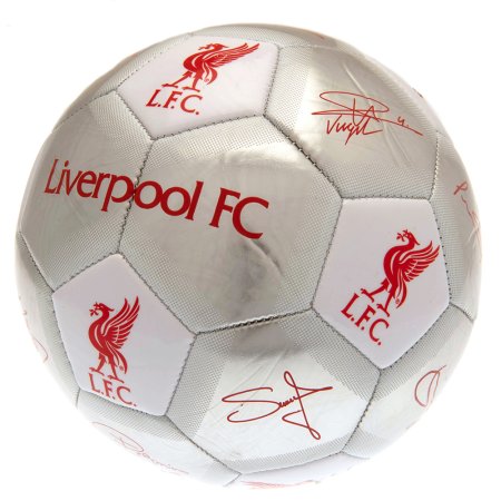 (image for) Liverpool FC Sig Silver Football