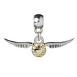 (image for) Harry Potter Silver Plated Charm Golden Snitch