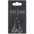 (image for) Harry Potter Silver Plated Earrings Slytherin