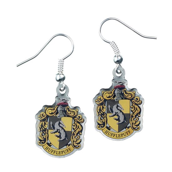 (image for) Harry Potter Silver Plated Earrings Hufflepuff