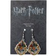 (image for) Harry Potter Silver Plated Earrings Hogwarts