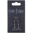 (image for) Harry Potter Silver Plated Earrings Deathly Hallows