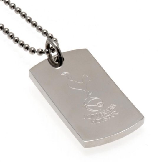 (image for) Tottenham Hotspur FC Engraved Dog Tag & Chain