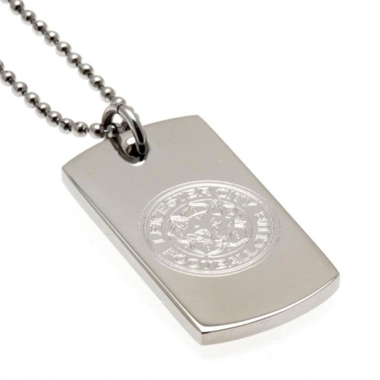 (image for) Leicester City FC Engraved Dog Tag & Chain