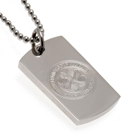 (image for) Celtic FC Engraved Dog Tag & Chain