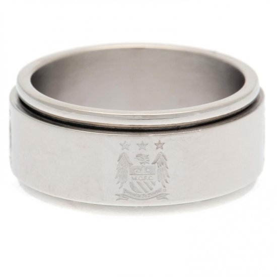 (image for) Manchester City FC Spinner Ring Medium EC