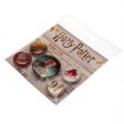 (image for) Harry Potter Button Badge Set Golden Snitch