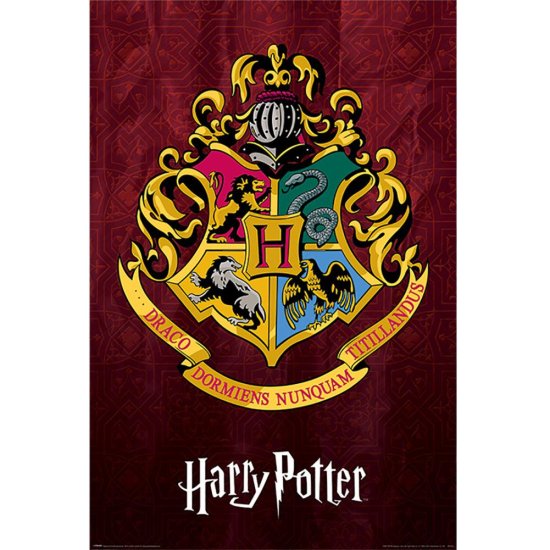 (image for) Harry Potter Poster Hogwarts Crest 140