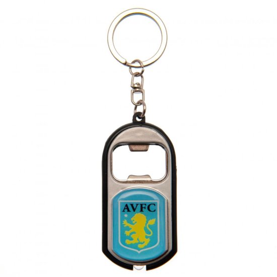 (image for) Aston Villa FC Keyring Torch Bottle Opener