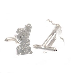 Liverpool FC Silver Plated Formed Liverbird Cufflinks