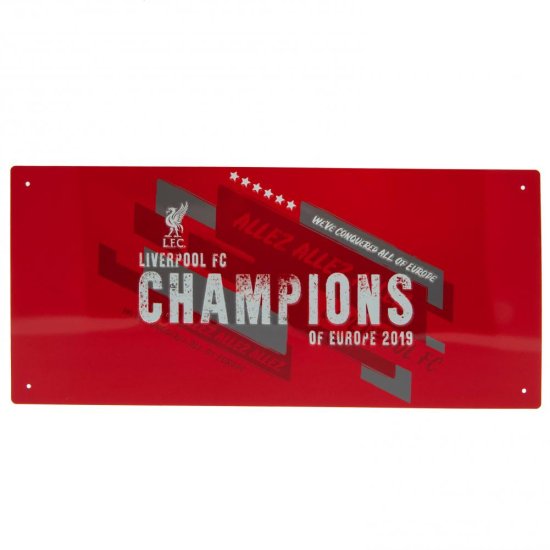 (image for) Liverpool FC Champions Of Europe Street Sign