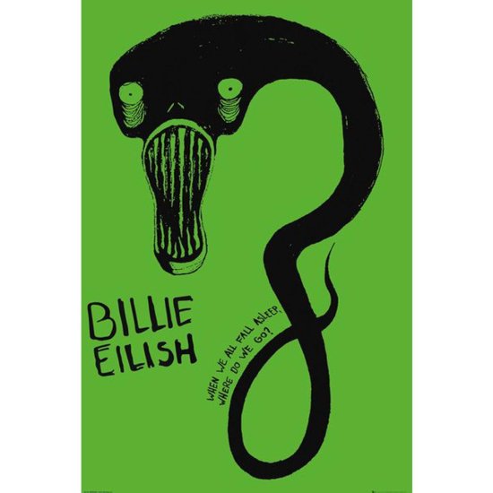 (image for) Billie Eilish Poster Ghoul 129