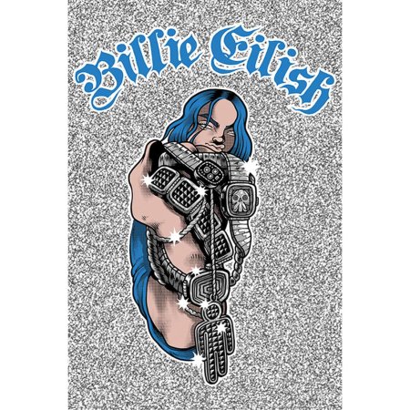 (image for) Billie Eilish Poster Bling 125