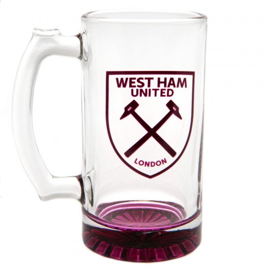 (image for) West Ham United FC Stein Glass Tankard