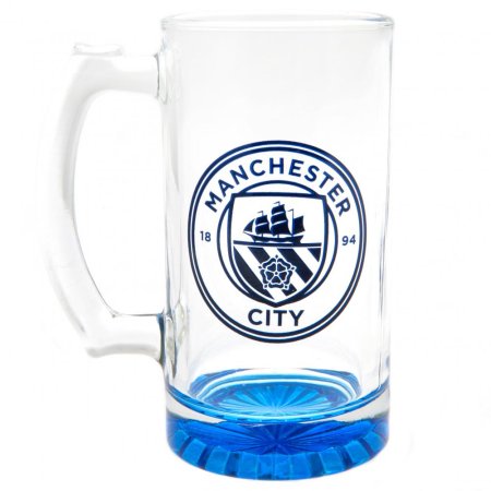 (image for) Manchester City FC Stein Glass Tankard