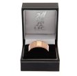 (image for) Liverpool FC Rose Gold Plated Ring Medium