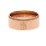 (image for) Liverpool FC Rose Gold Plated Ring Large