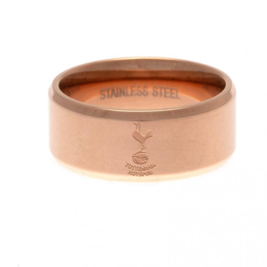 (image for) Tottenham Hotspur FC Rose Gold Plated Ring Large
