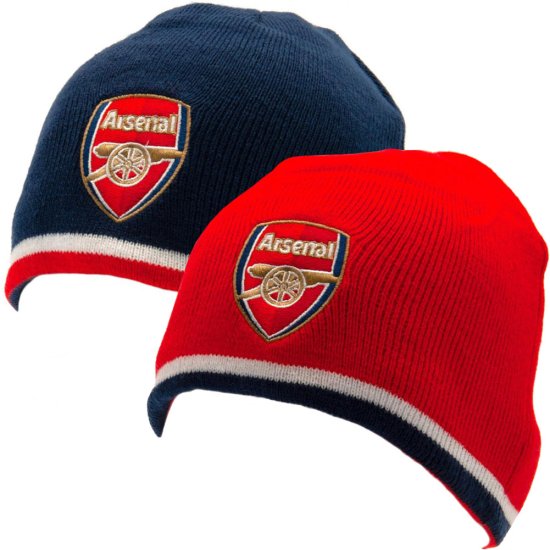 (image for) Arsenal FC Reversible Beanie - Click Image to Close