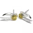 (image for) Harry Potter Sterling Silver Earrings Golden Snitch
