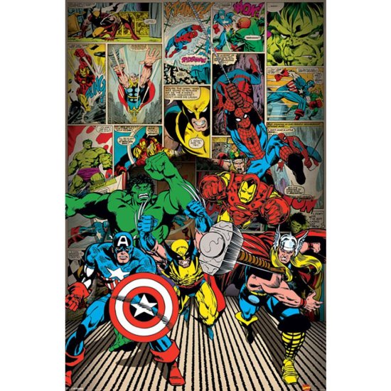 (image for) Marvel Comics Poster Heroes 111