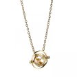 (image for) Harry Potter Gold Plated Spinning Time Turner Necklace