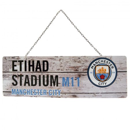 (image for) Manchester City FC Rustic Garden Sign