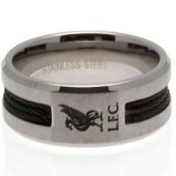 (image for) Liverpool FC Black Inlay Ring Medium