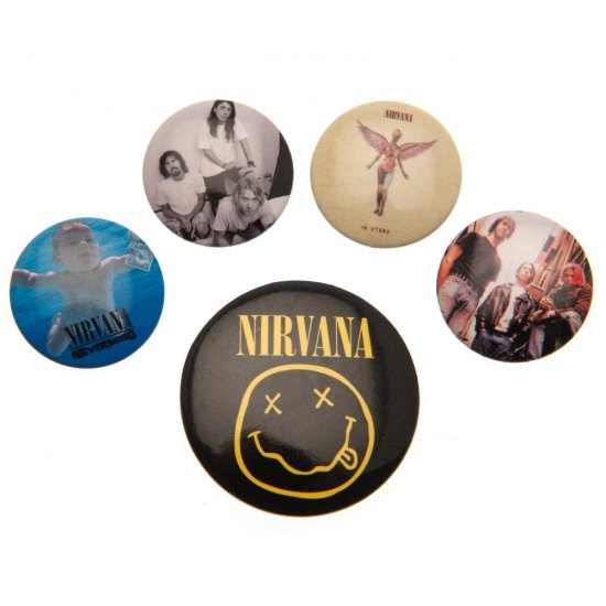 (image for) Nirvana Button Badge Set