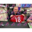 (image for) Manchester United FC Scholes Signed Shirt (Framed)