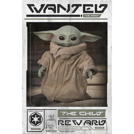 (image for) Star Wars: The Mandalorian Poster Wanted The Child 228