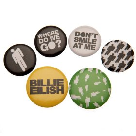 (image for) Billie Eilish Button Badge Set Stickman