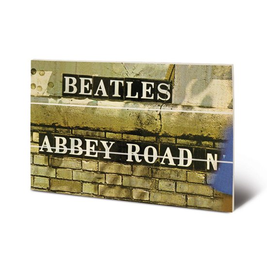 (image for) The Beatles Wood Print Abbey Road