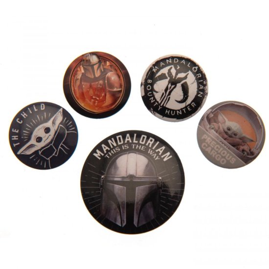 (image for) Star Wars: The Mandalorian Button Badge Set