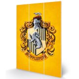 (image for) Harry Potter Wood Print Hufflepuff