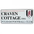 (image for) Fulham FC White Street Sign
