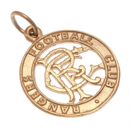 (image for) Rangers FC 9ct Gold Pendant Round Crest