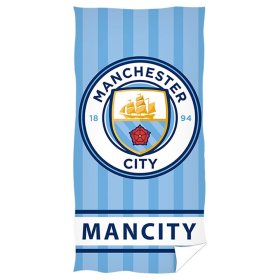 Manchester City FC Stripe Towel