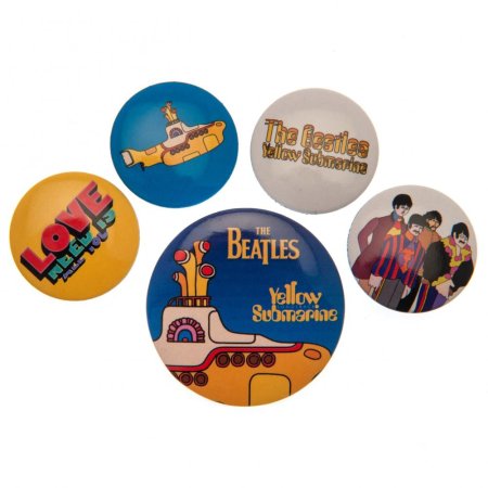 (image for) The Beatles Button Badge Set Yellow Submarine