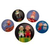 (image for) Super Mario Button Badge Set Retro