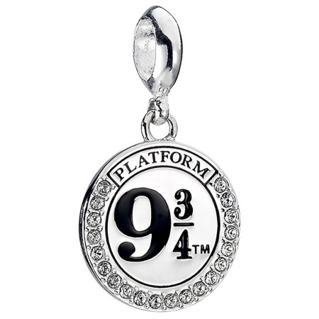 (image for) Harry Potter Sterling Silver Crystal Charm 9 & 3 Quarters