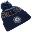 (image for) Chelsea FC Navy Text Ski Hat