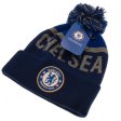 (image for) Chelsea FC Navy Text Ski Hat
