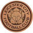 Leicester City FC Antique Gold Crest Badge